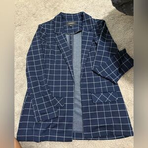 Liverpool Navy Blazer with White Grid